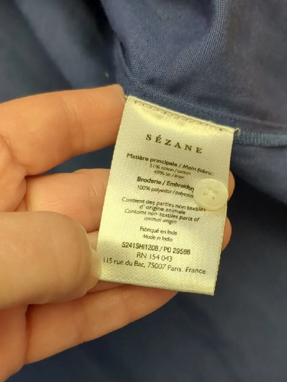 Sezane Maxy Shirt - Picture 5 of 7